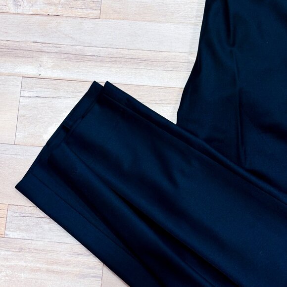 BETENLY | Navy wool dress pants men | Tailored suit trousers | Size 38 * - Picture 3 of 11